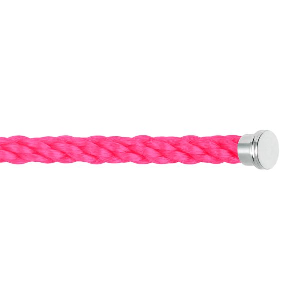 Fred Force 10 Fluorescent Pink large model cable in steel