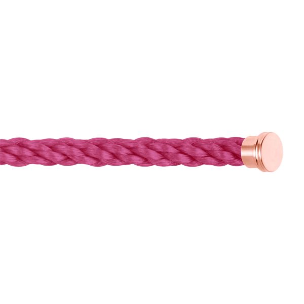 Fred Force 10 Rosewood large model cable in rose gold plated steel