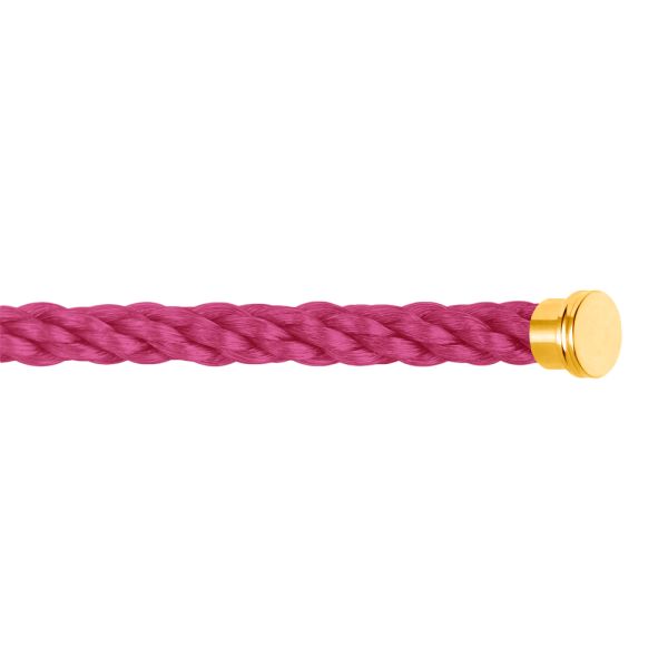 Fred Force 10 Rosewood large model cable in yellow gold plated steel