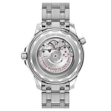 Montre Omega Seamaster Diver 300m Co-Axial Master Chronometer cadran bleu bracelet acier 42 mm - SITE1