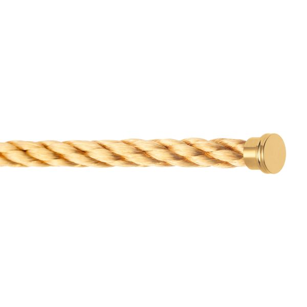 Fred Force 10 double turn large model cable in yellow gold