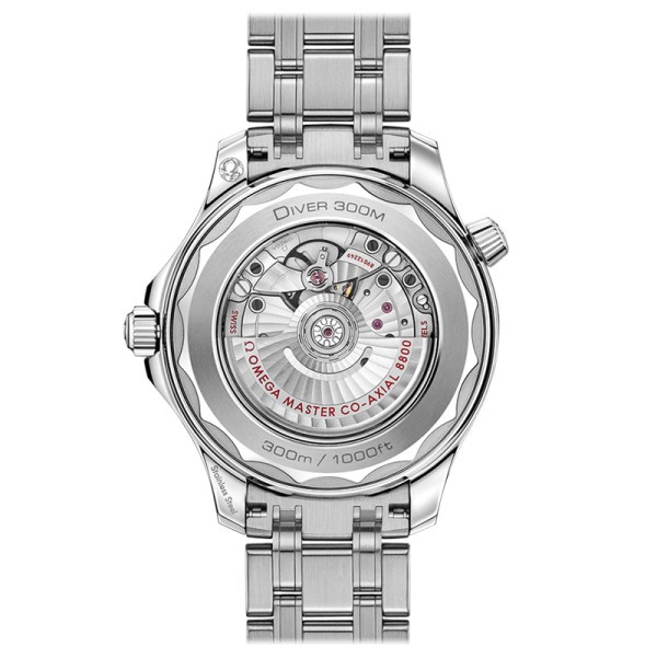 Omega Seamaster Diver 300m Co-Axial Master Chronometer watch black dial steel bracelet 42 mm 210.30.42.20.01.001