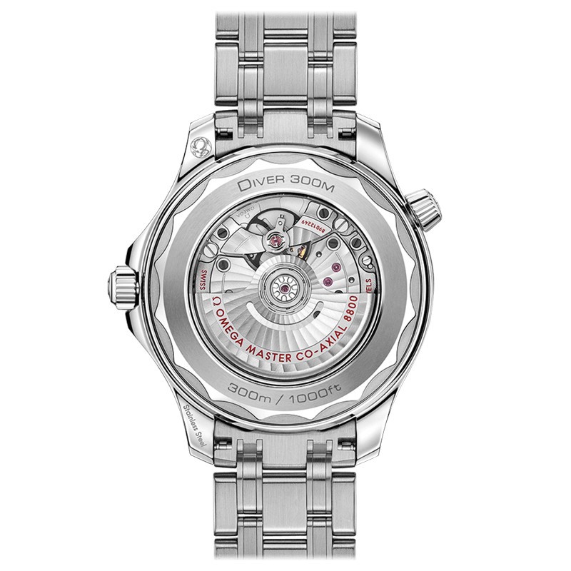 Omega Seamaster Diver 300m Co-Axial Master Chronometer watch black dial steel bracelet 42 mm 210.30.42.20.01.001