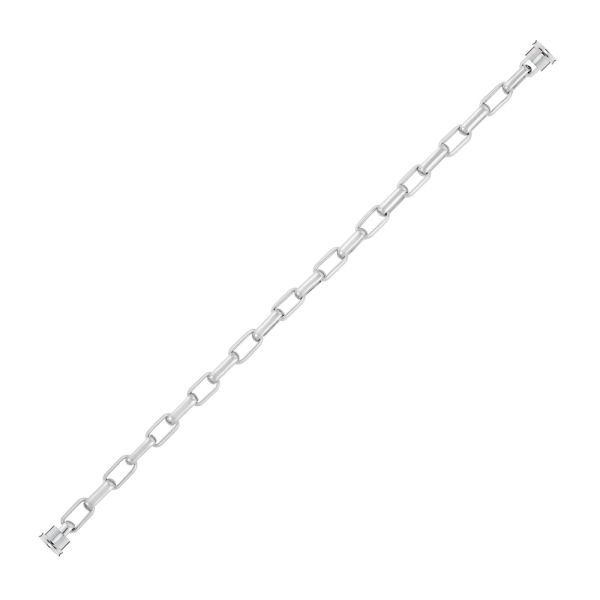 Câble Fred Force 10 Maillons grand modèle en or blanc 6B0353