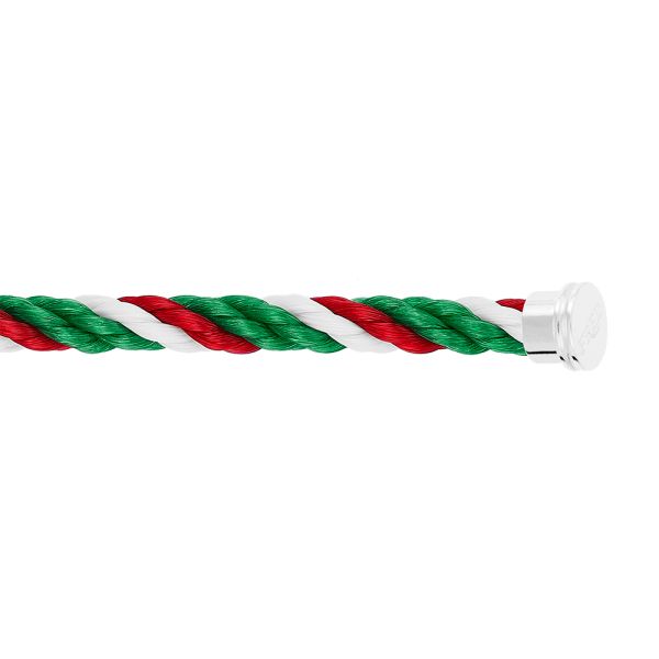 Fred Force 10 Green White Red Emblem large model cable in steel