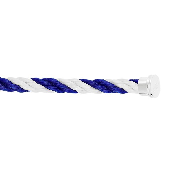 Câble Fred Force 10 Emblème Bleu et Blanc grand modèle en acier 6B1048