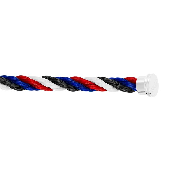 Fred Force 10 Blue White Red and Black Emblem large model cable in steel