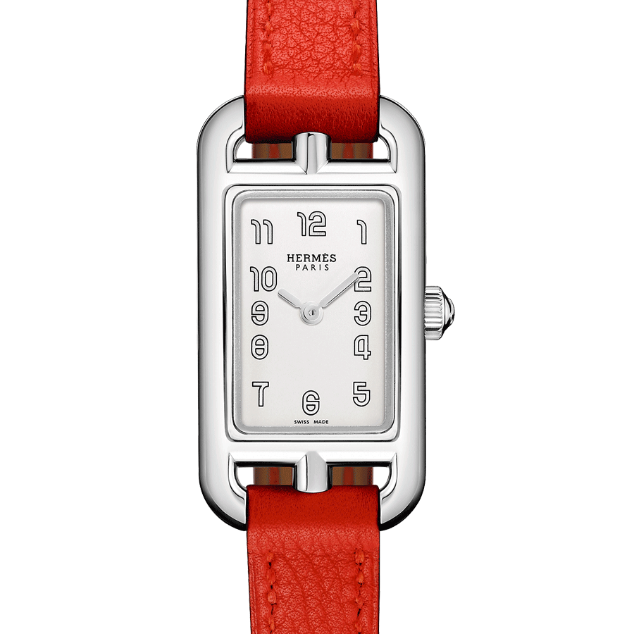 HERMES CHEVALIERE RIVET ARGENT TITANE