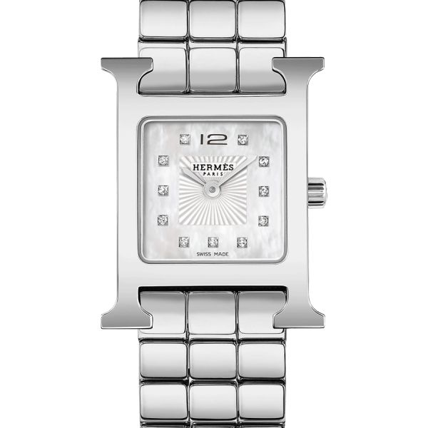 HERMES 腕時計 (WATERRESISTANT 10ATU QUARTZ) HERMES Stainless Steel 25mm Profile Quartz Watch Gold 527820