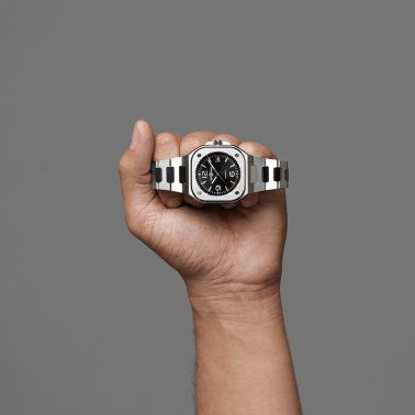 Bell & Ross BR 05 automatic black dial steel bracelet 40 mm