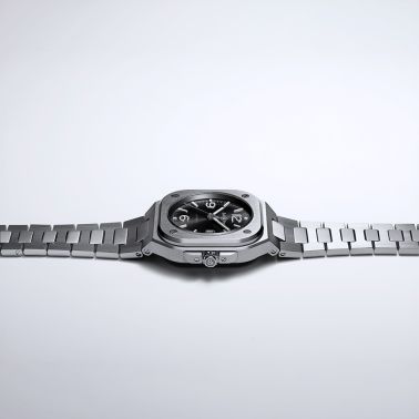 Bell & Ross BR 05 automatic black dial steel bracelet 40 mm