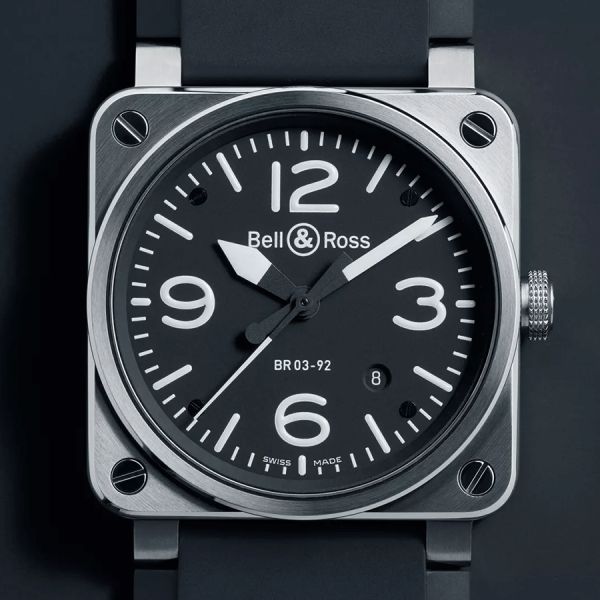 Bell & Ross BR 03-92 Black Steel automatic 42 mm - Lepage