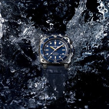 Bell & Ross BR 03-92 Diver Blue automatic blue dial rubber strap 42 mm