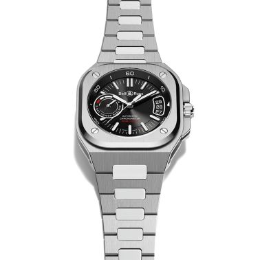 Bell & Ross BR-X5 Black Steel automatic black dial steel bracelet 41 mm