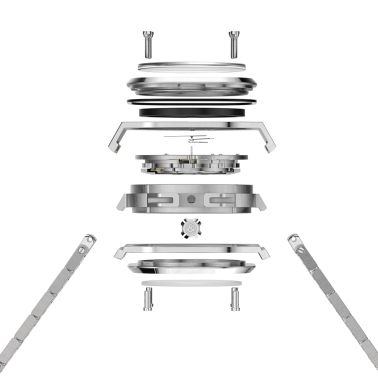 Bell & Ross BR-X5 Black Steel automatic black dial steel bracelet 41 mm