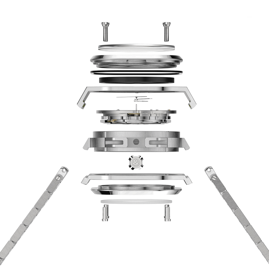 Bell & Ross BR-X5 Black Steel automatic black dial steel bracelet 41 mm