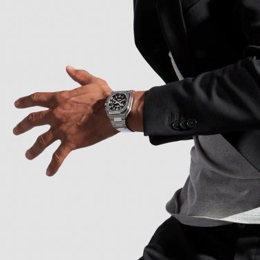 Bell & Ross BR-X5 Black Steel automatic black dial steel bracelet 41 mm