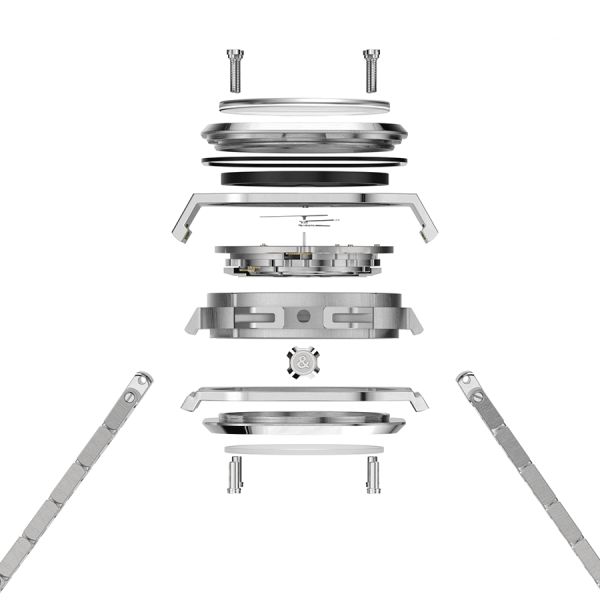 Bell & Ross BR-X5 Black Steel automatic black dial rubber strap 41 mm