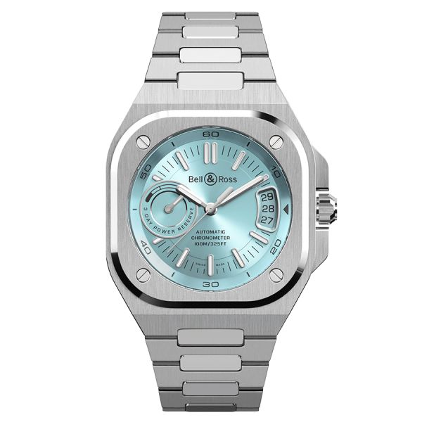 Bell & Ross BR-X5 Ice Blue Steel automatique glacier blue dial steel bracelet 41 mm