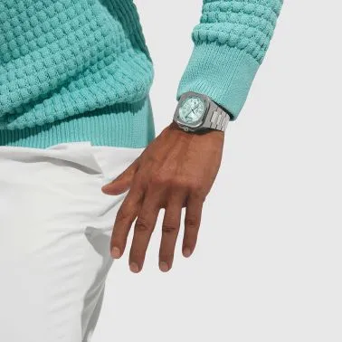 Bell & Ross BR-X5 Ice Blue Steel automatique glacier blue dial steel bracelet 41 mm