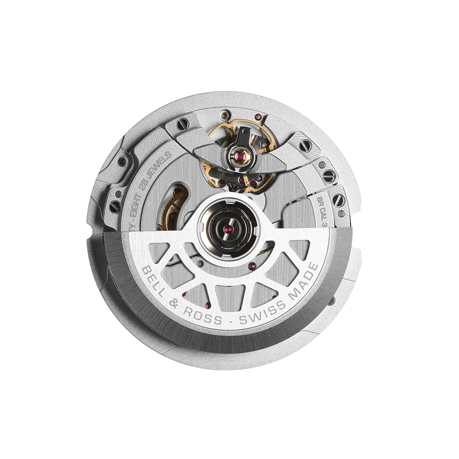 Bell & Ross BR-X5 Ice Blue Steel automatic glacier blue dial rubber strap 41 mm