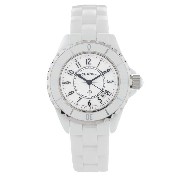 Pre-Owned Chanel J12 White quartz 33 mm Ref. H0968 - Lepage