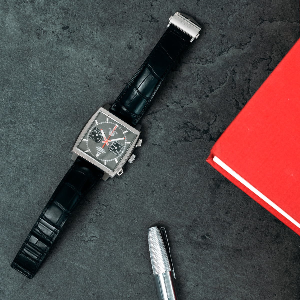 Montre TAG Heuer Monaco "Calibre 12 Final Edition" Ref. CAW211J.FC6476 39 mm Full Set 2011