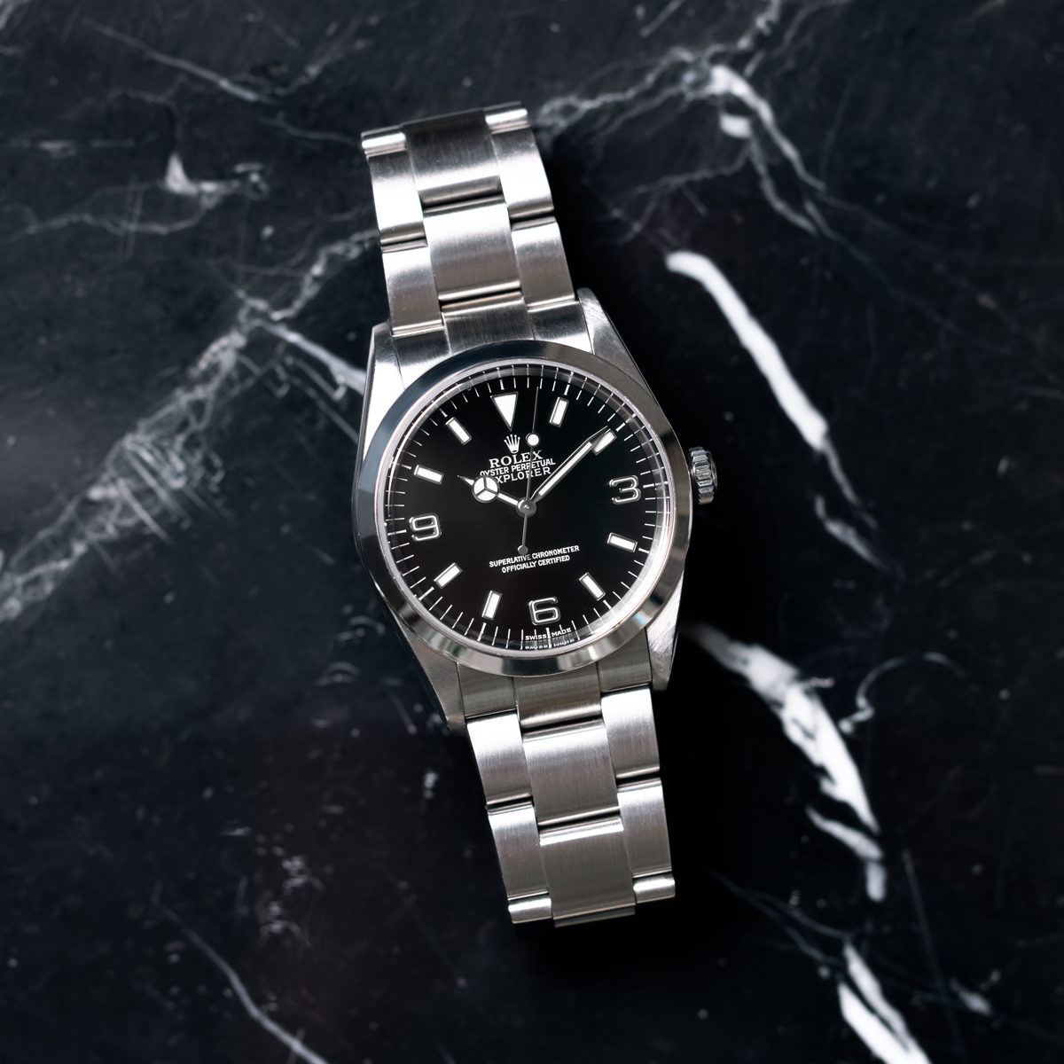 Montre Rolex Explorer Ref. 114270 automatique 36 mm 2003