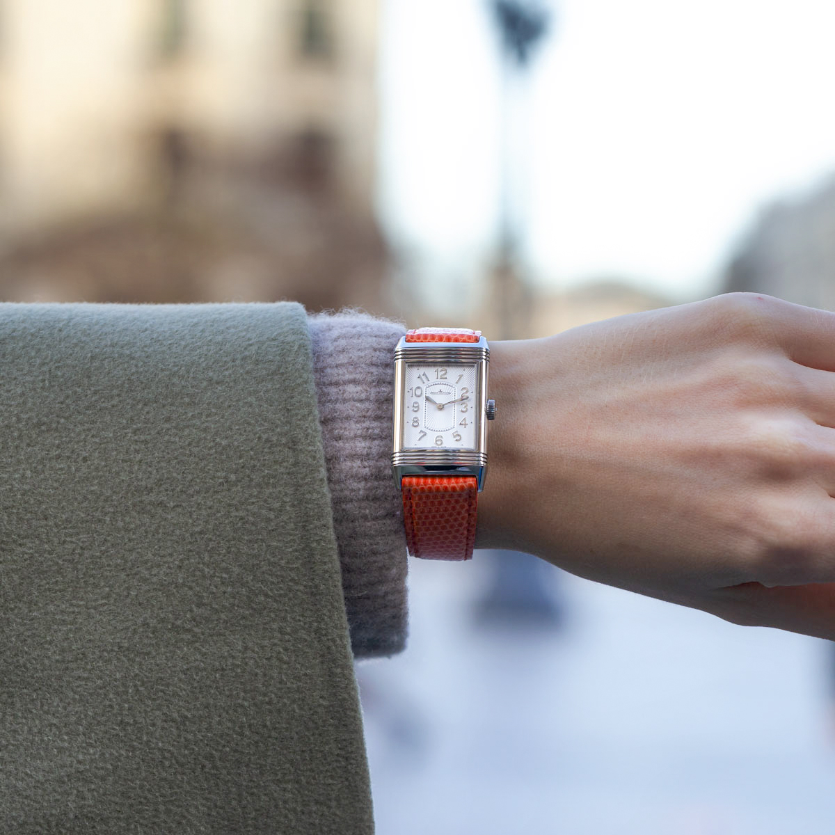 Montre Jaeger-Lecoultre Reverso Lady Ultra Thin quartz 24 x 39 mm Full Set 2013