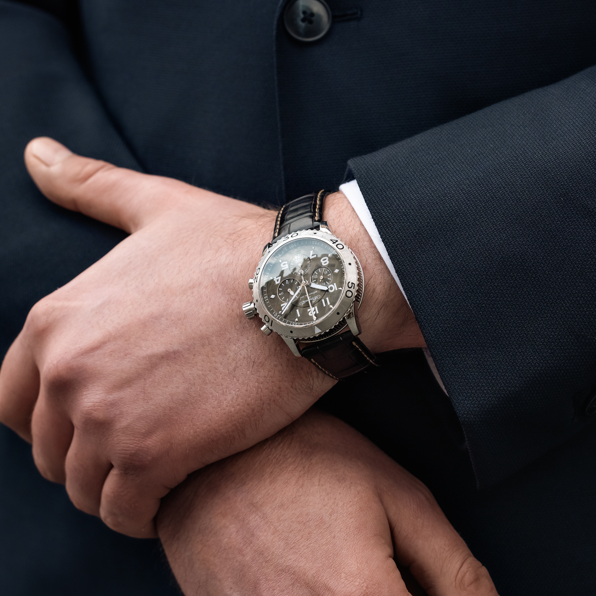 Montre Breguet Type XXI Flyback automatique 42 mm Full Set 2010