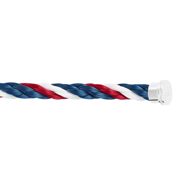 Fred Force 10 Blue White Red Emblem large model cable in steel