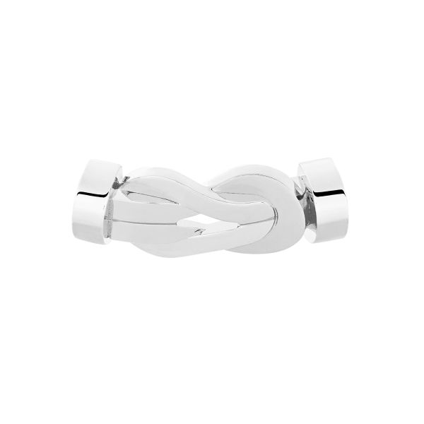 Boucle Fred Chance Infinie moyen modèle en or blanc 0B0106