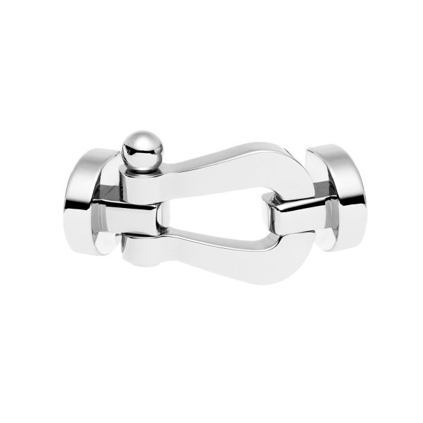 Fred Force 10 large model buckle in white gold