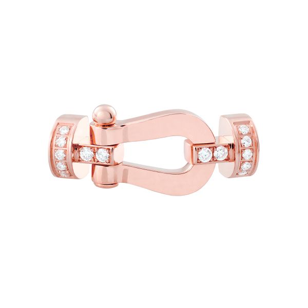 Manille Fred Force 10 moyen modèle en or rose et diamants 0B0073