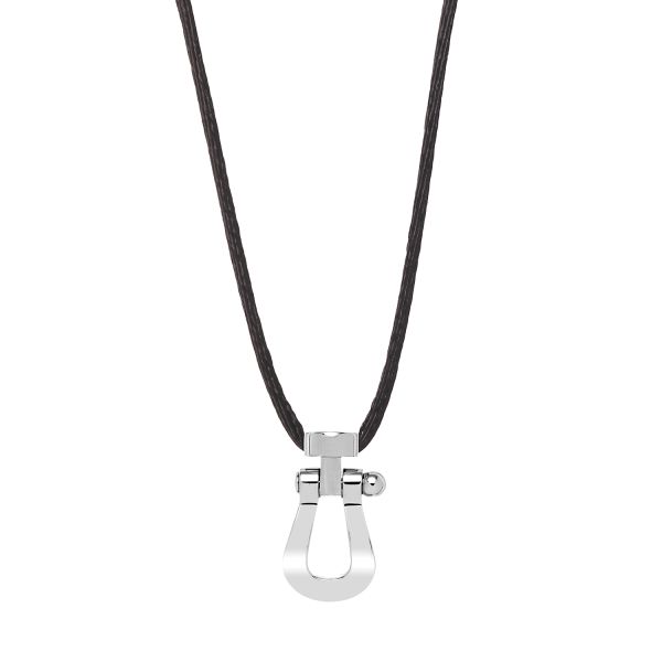 Pendentif Fred Force 10 Grand modèle en or blanc sur cordon