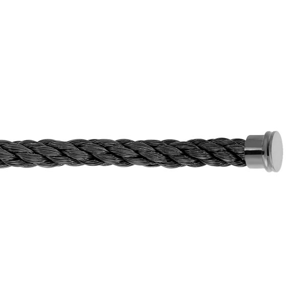 Fred Force 10 Cable Black Large model in black Pvd plated steel