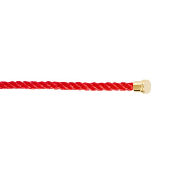 Fred Force 10 Red Medium yellow gold plated steel cable