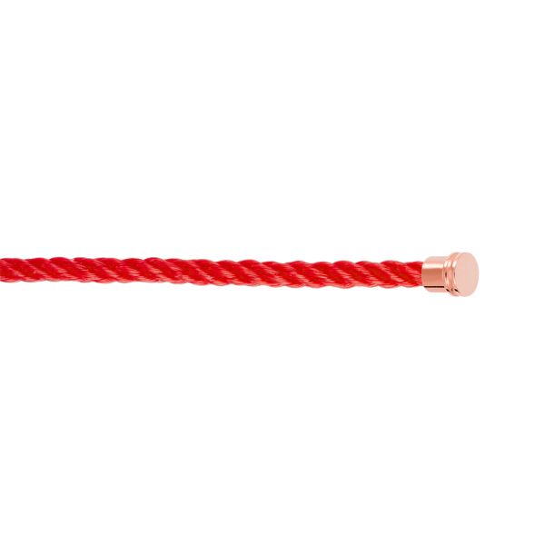 Fred Force 10 Red Medium Rose Gold plated steel cable