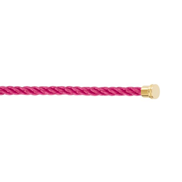 Câble Fred Force 10 Bois de rose Moyen modèle en acier plaqué or jaune