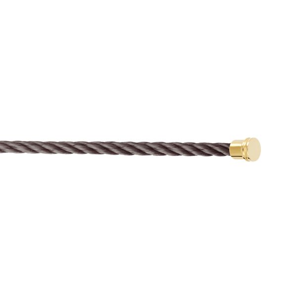 Fred Force 10 Cable Storm Grey Medium Steel Yellow Gold Plated