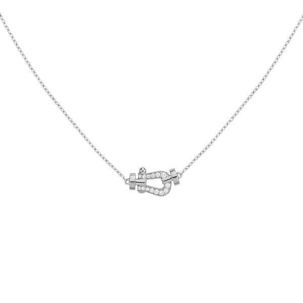 Fred Force 10 small necklace in white gold and diamonds