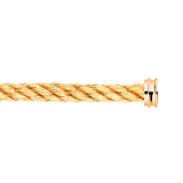 Fred Force 10 XL cable in yellow gold