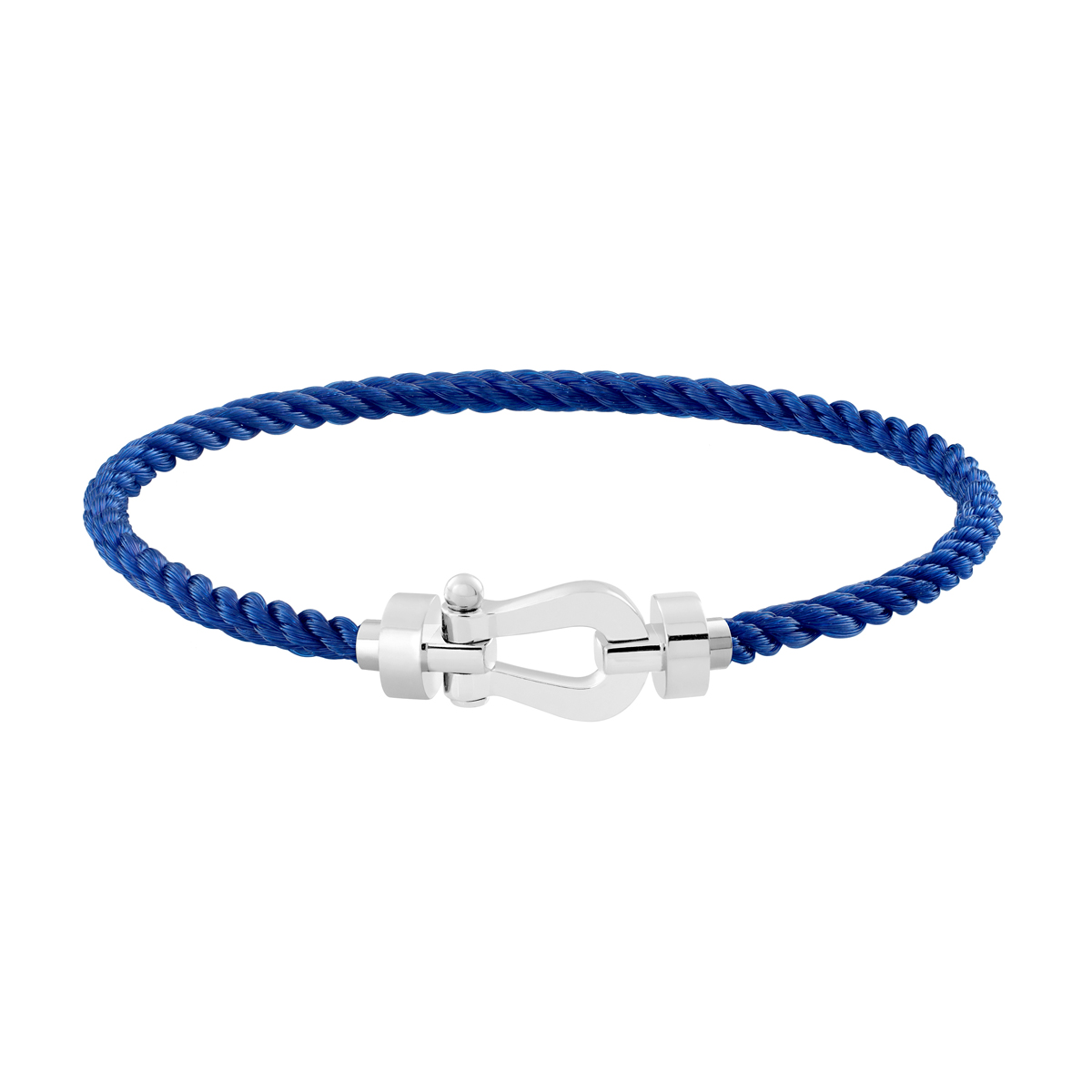 FRED Force 10 bracelet in white gold and indigo cable | Lepage