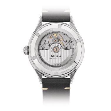 Mido Multifort Patrimony automatic watch anthracite dial black leather strap 40 mm M040.407.16.060.00