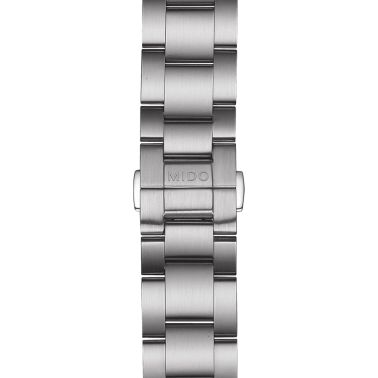 Montre Mido Multifort Chronometer 1 COSC automatique cadran blanc bracelet acier 42 mm M038.431.11.031.00