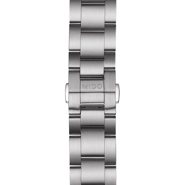 Montre Mido Multifort Chronometer 1 COSC automatique cadran blanc bracelet acier 42 mm M038.431.11.031.00