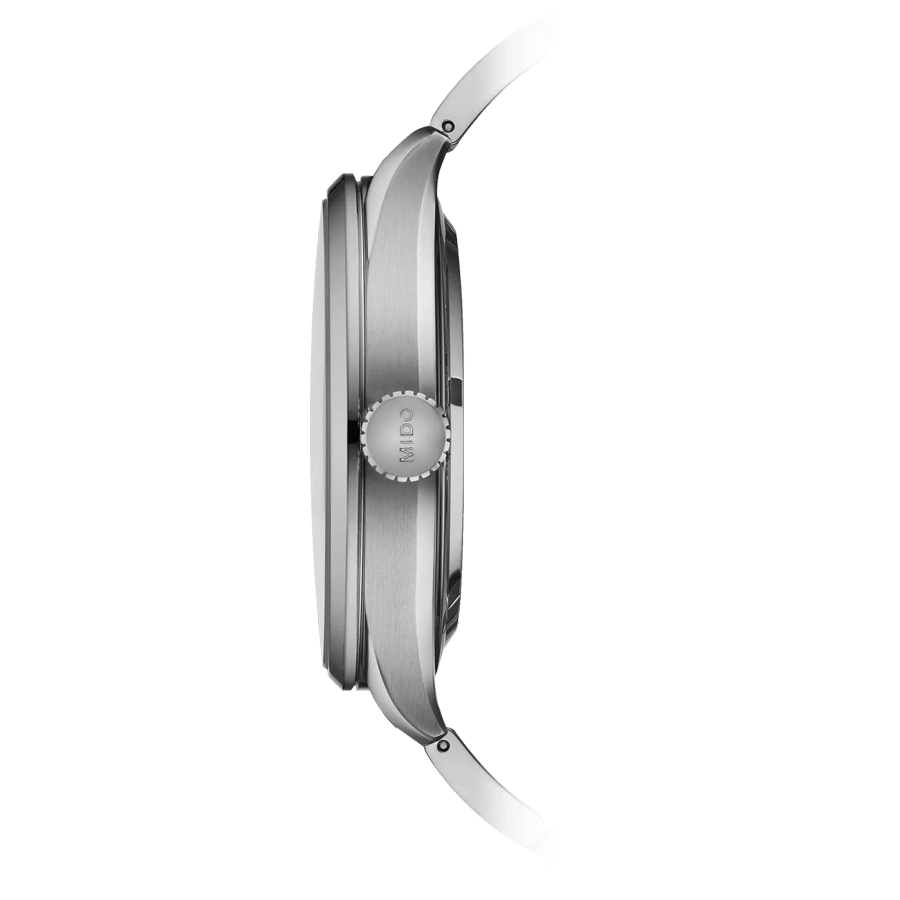 Montre Mido Multifort Chronometer 1 COSC automatique cadran blanc bracelet acier 42 mm M038.431.11.031.00