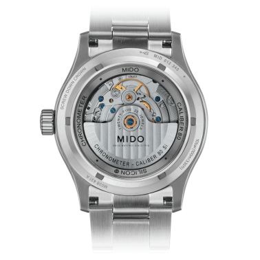 Montre Mido Multifort Chronometer 1 COSC automatique cadran anthracite bracelet acier 42 mm M038.431.11.061.00