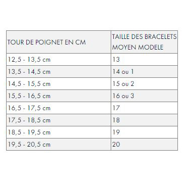 Bracelet Fred Force 10 moyen modèle en or rose et câble bois de rose