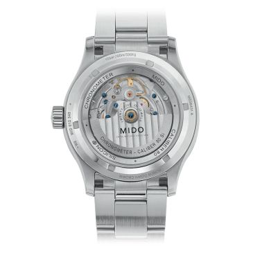 Mido Multifort Chronometer 1 COSC automatic watch blue dial steel bracelet 42 mm M038.431.11.041.00